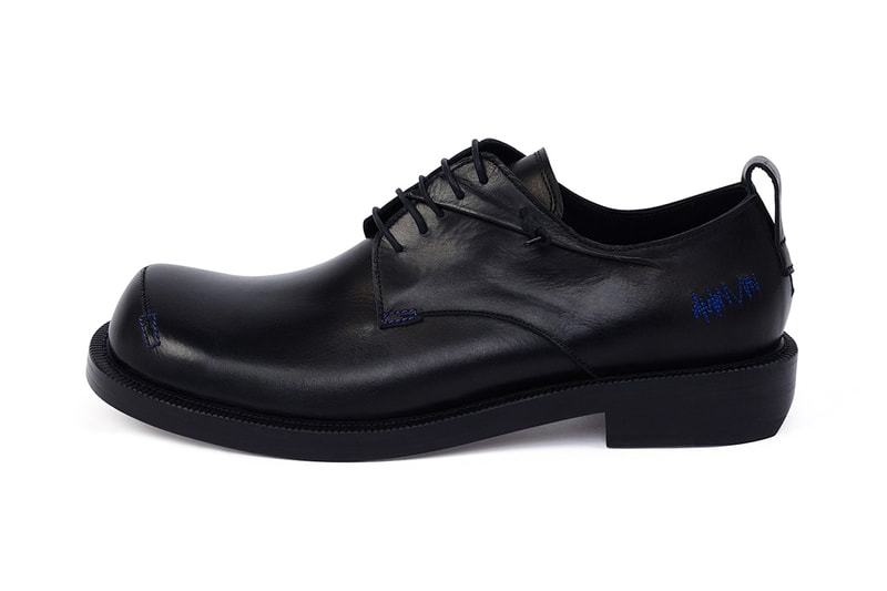 ADER error Fall/Winter 2021 FW21 "Curve" Derby Formal Lace Up Wingtip Shoes Burning Shoes Capsule First Drop South Korean Streetwear Label
