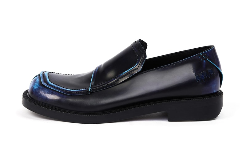 ADER error Fall/Winter 2021 FW21 "Curve" Derby Formal Lace Up Wingtip Shoes Burning Shoes Capsule First Drop South Korean Streetwear Label
