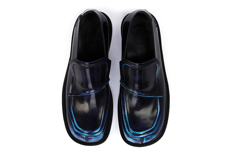 ADER error Fall/Winter 2021 FW21 "Curve" Derby Formal Lace Up Wingtip Shoes Burning Shoes Capsule First Drop South Korean Streetwear Label