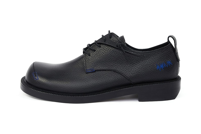 ADER error Fall/Winter 2021 FW21 "Curve" Derby Formal Lace Up Wingtip Shoes Burning Shoes Capsule First Drop South Korean Streetwear Label