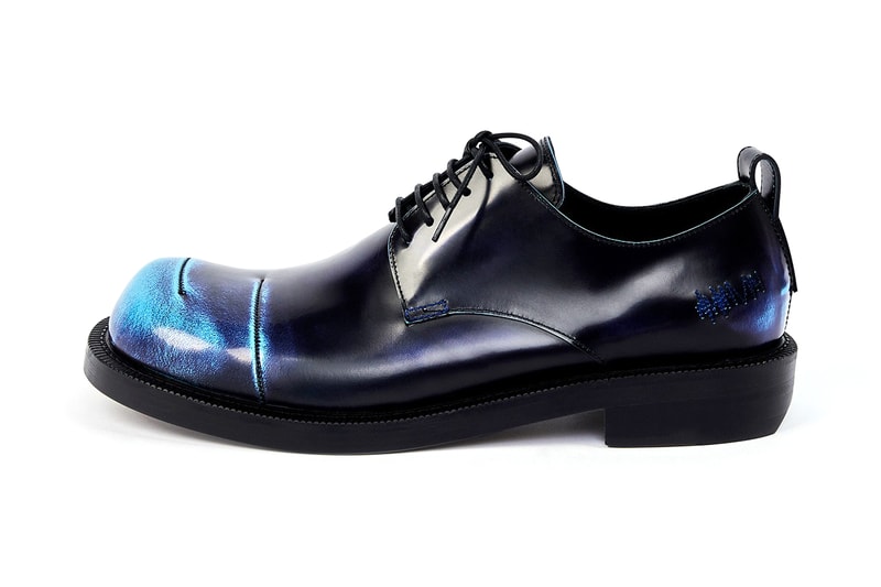 ADER error Fall/Winter 2021 FW21 "Curve" Derby Formal Lace Up Wingtip Shoes Burning Shoes Capsule First Drop South Korean Streetwear Label