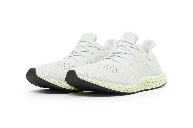 adidas Originals 4D Futurecraft "Cream" crystal white chalk white core black Q46229 Three Stripes Light Oxygen Resin Release Information Drop Date