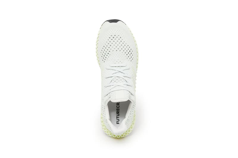 adidas Originals 4D Futurecraft "Cream" crystal white chalk white core black Q46229 Three Stripes Light Oxygen Resin Release Information Drop Date