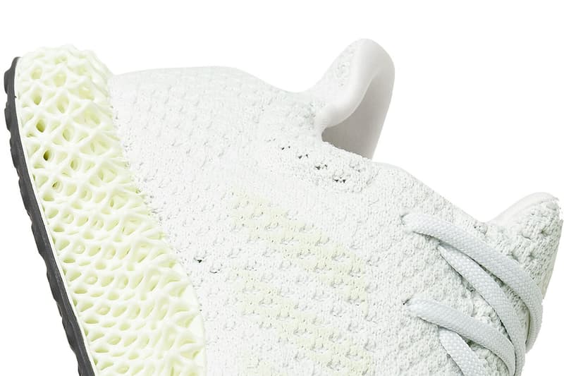 adidas Originals 4D Futurecraft "Cream" crystal white chalk white core black Q46229 Three Stripes Light Oxygen Resin Release Information Drop Date