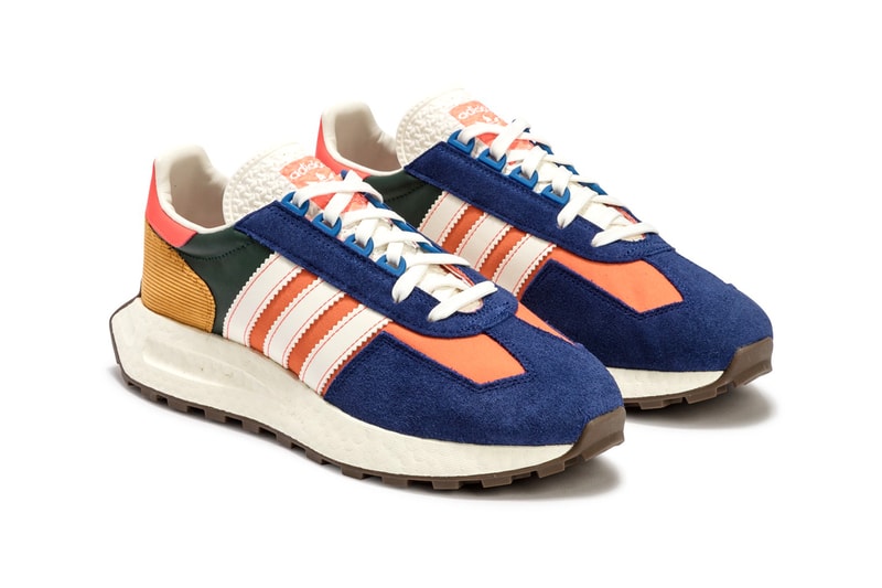 adidas Originals Retropy E5 Multicolor Grey White BOOST Nylon Suede Retro Sneaker Release Information Drop Date Closer Look HBX