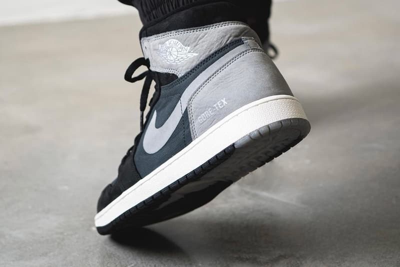 Air Jordan 1 Element "Gore-Tex" On-Foot Look Release Info DB2889-001 Date Buy Price Black Chile Red Particle Grey-Sail