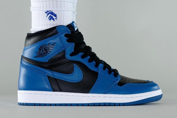Take an On-Foot Look at the Air Jordan 1 High OG "Dark Marina Blue"