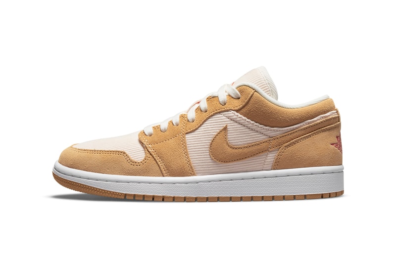 air michael jordan brand 1 low corduroy tan wheat white red DH7820 700 official release date info photos price store list buying guide
