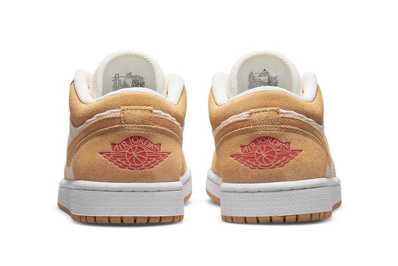 air michael jordan brand 1 low corduroy tan wheat white red DH7820 700 official release date info photos price store list buying guide