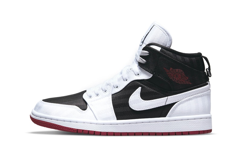 Air Jordan 1 Mid SE Utility Release dd9338-016 nike footwear sneakers Jordan Brand canva black white gym red