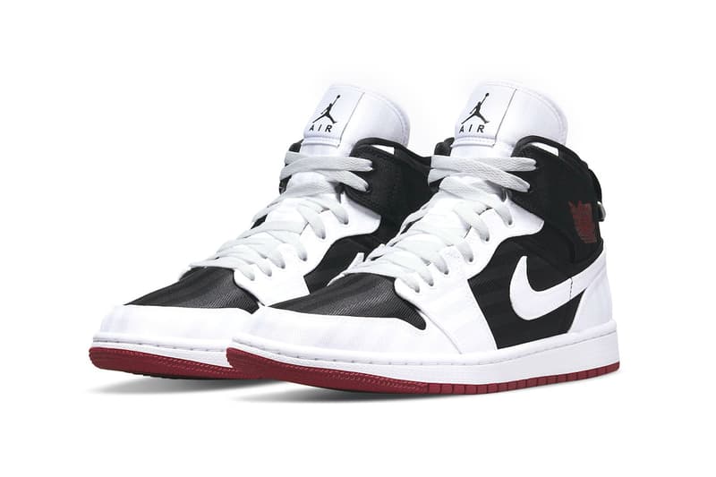 Air Jordan 1 Mid SE Utility Release dd9338-016 nike footwear sneakers Jordan Brand canva black white gym red