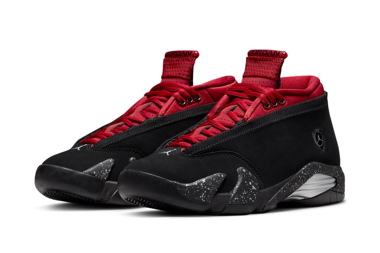 Official Images of the Air Jordan 14 Low "Red Lipstick"