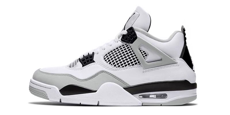 white and grey jordan 4s