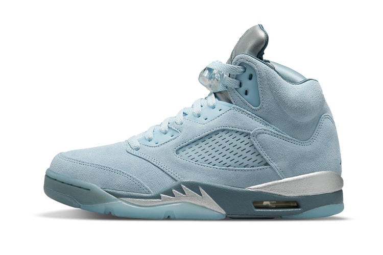Official Images of the Air Jordan 5 "Blue Bird"