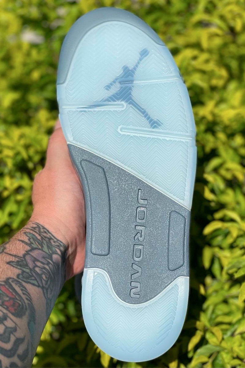 Air Jordan 5 Bluebird WMNS First Look Release Info DD9336-400 Date Buy Price Photo Blue Football Grey Metallic Silver White