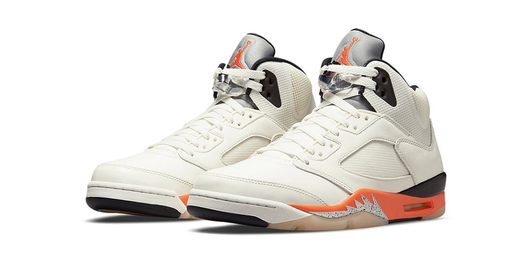 jordan 5 grey and orange