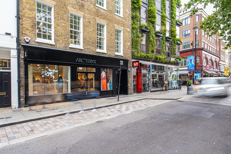 Arc'teryx Arc'type Covent Garden Store Opening information release 