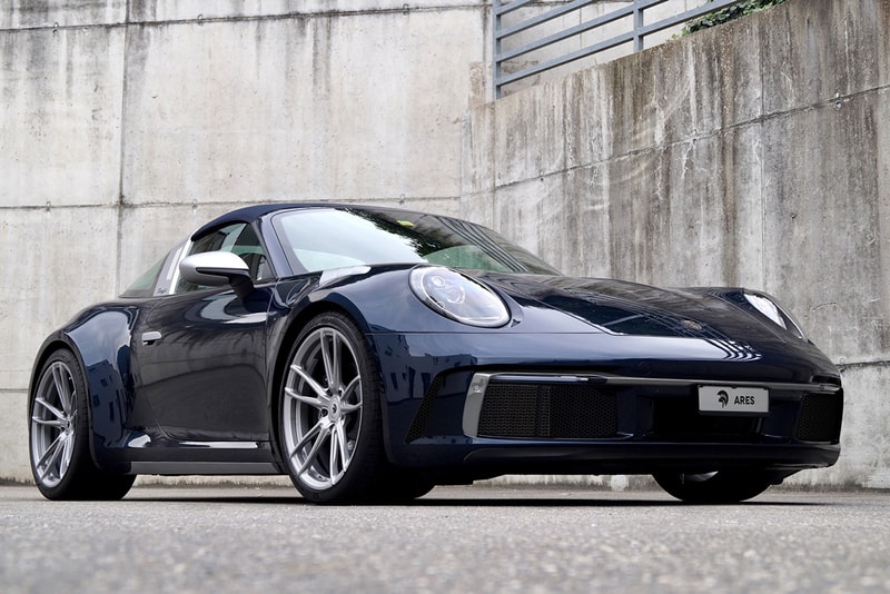 ARES Design Porsche 911 Targa 992 4S Tuned Part-Roofless Coupe German Supercar Sports Car Custom Interior Leather Upgrades Carbon Fiber Luxury Modena 