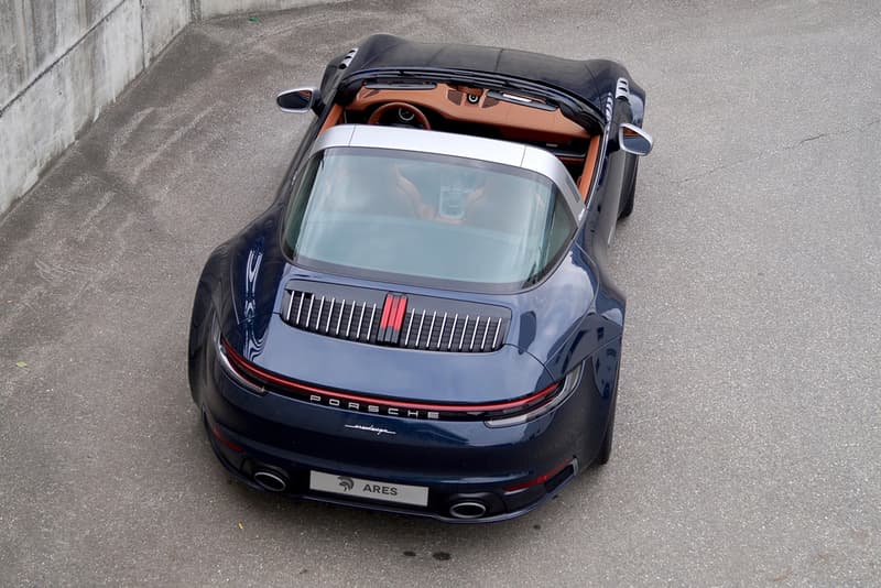 ARES Design Porsche 911 Targa 992 4S Tuned Part-Roofless Coupe German Supercar Sports Car Custom Interior Leather Upgrades Carbon Fiber Luxury Modena 