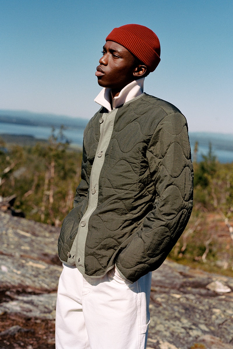 Arket Nordic Outdoors Trail Trek Quilted Jackets Fleece Swedish Boots