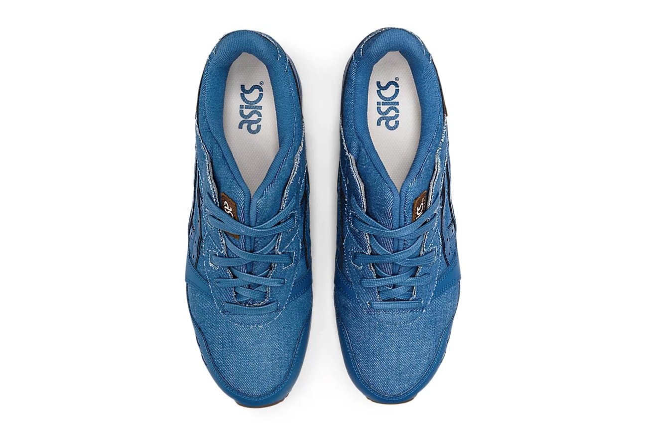 First Look at ASICS GEL-Lyte 3 Dressed in azure Blue Okayama Denim selvedge denim premium leather frayed 30 year anniversary shoe sneakers release info 