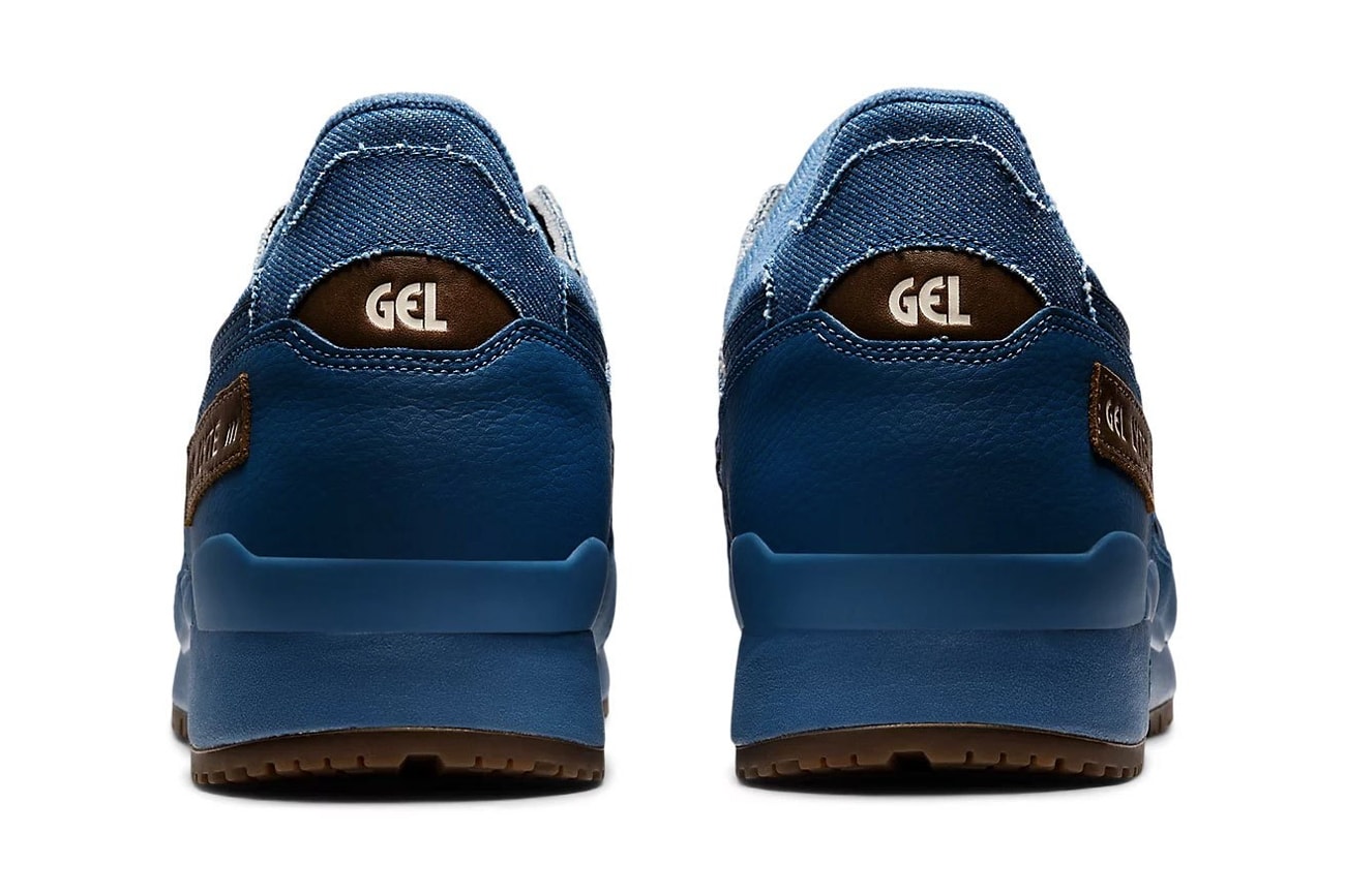 First Look at ASICS GEL-Lyte 3 Dressed in azure Blue Okayama Denim selvedge denim premium leather frayed 30 year anniversary shoe sneakers release info 