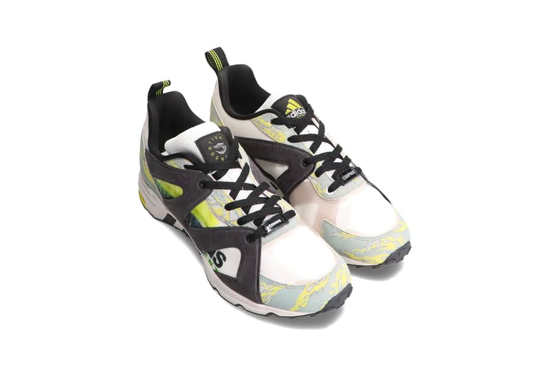 atmos x adidas Consortium EQT Proto Release Information 30th Anniversary Drop Date Japan Limited Edition Collaboration Motion Blur Camouflage Pattern Print Book