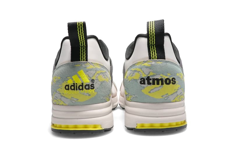 atmos x adidas Consortium EQT Proto Release Information 30th Anniversary Drop Date Japan Limited Edition Collaboration Motion Blur Camouflage Pattern Print Book