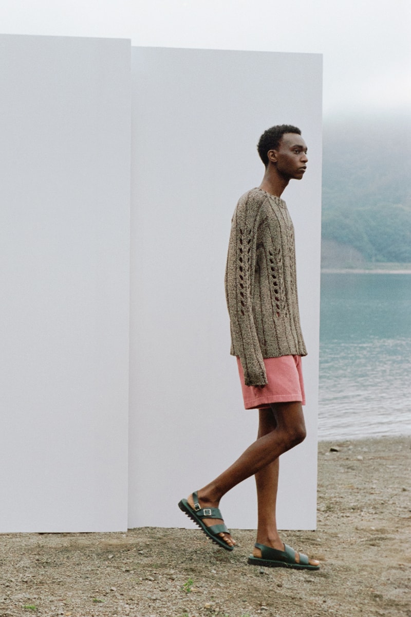 auralee spring summer 2022 ryota iwai japan tokyo lookbook collection new balance 550 2002r interview details