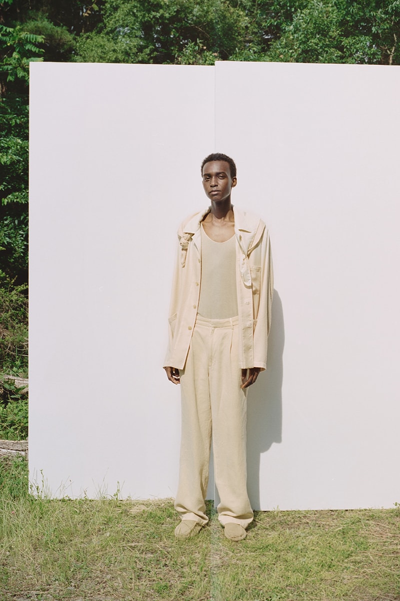 auralee spring summer 2022 ryota iwai japan tokyo lookbook collection new balance 550 2002r interview details