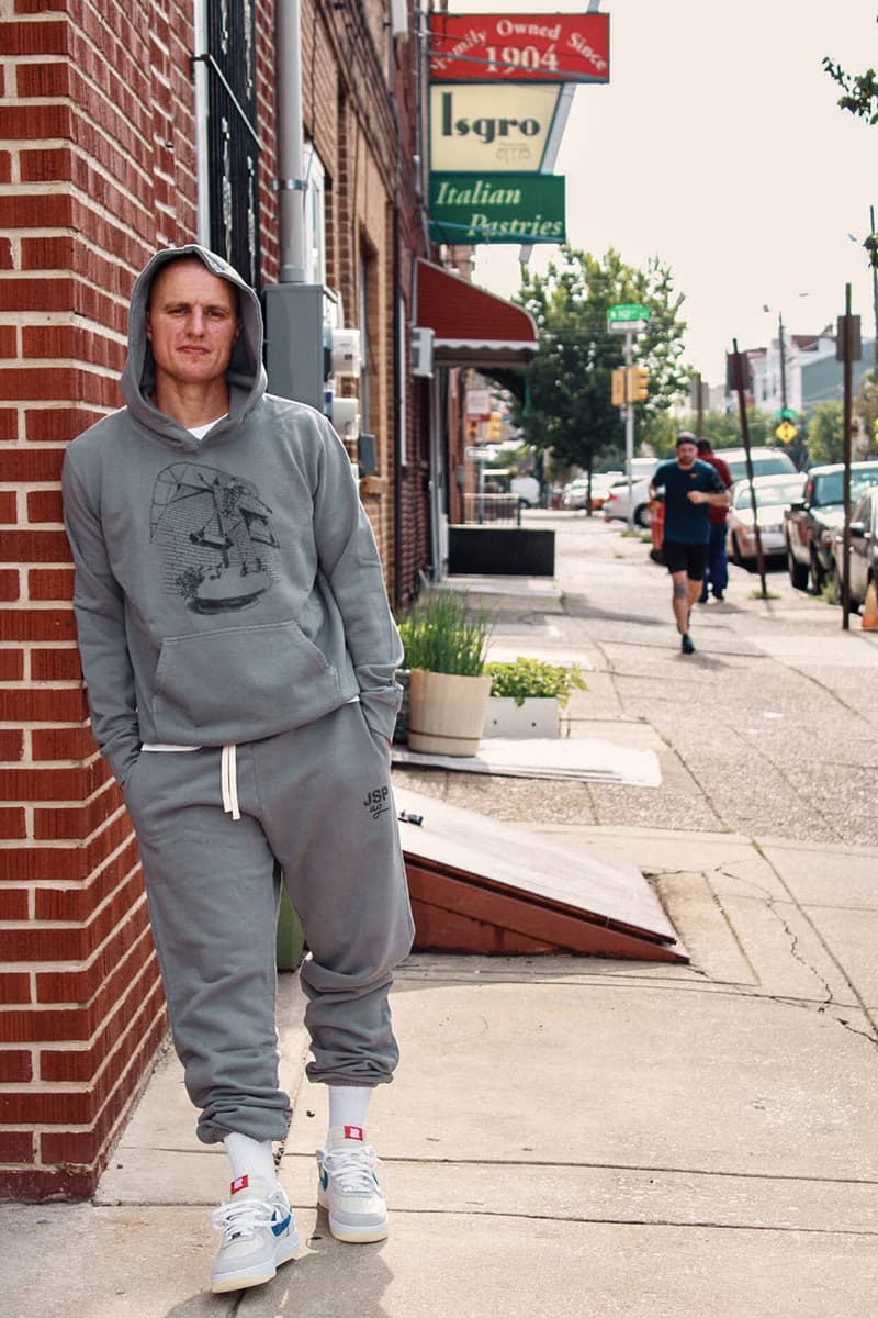 austen ag jsp jimmy sweatpants gorecki standard issue tees south philly wallride hoodies sweatshirts t shirts shorts maroon gray black official release date info photos price store list buying guide