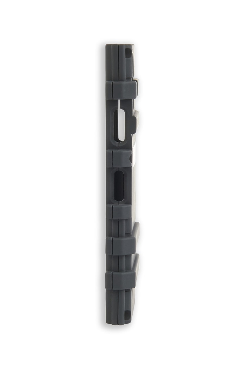 Balenciaga Apple iPhone 12 Pro Toolbox Phone Case Matte Black Recycled Plastic Screw Closure Technical Accessories Demna Gvasalia 