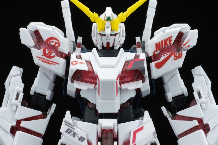 Bandai Unveils Its Nike Dunk SB 'Gundam' Model Kit Collab