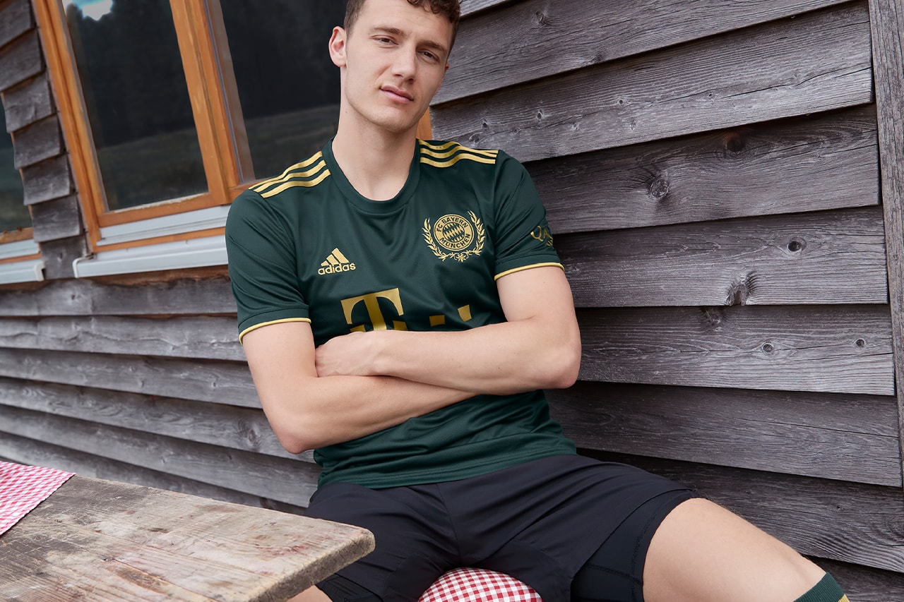 Bayern Munich Oktoberfest Jersey by Adidas Football 2021/22 green gold kit release information
