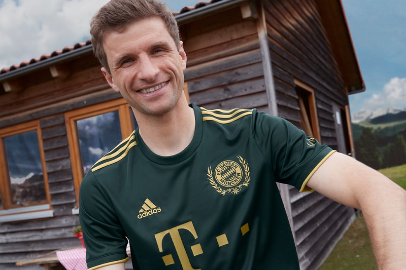 Bayern Munich Oktoberfest Jersey by Adidas Football 2021/22 green gold kit release information