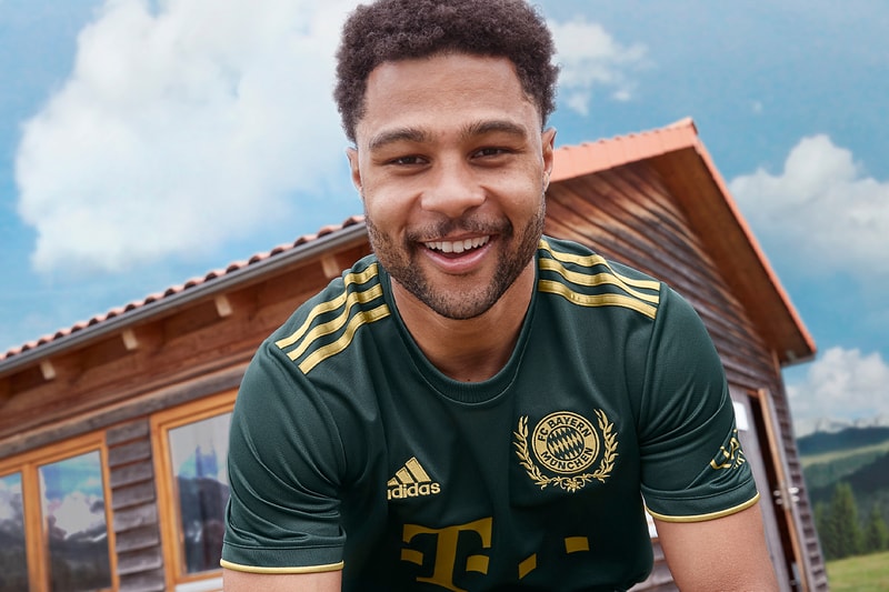 Bayern Munich Oktoberfest Jersey by Adidas Football 2021/22 green gold kit release information