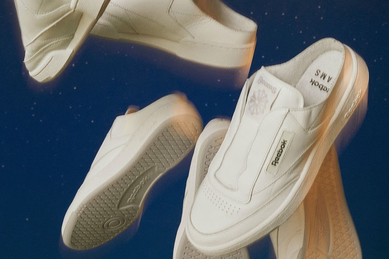 beams reebok club c laceless mule white gray GX3853 release date info store list buying guide photos price 