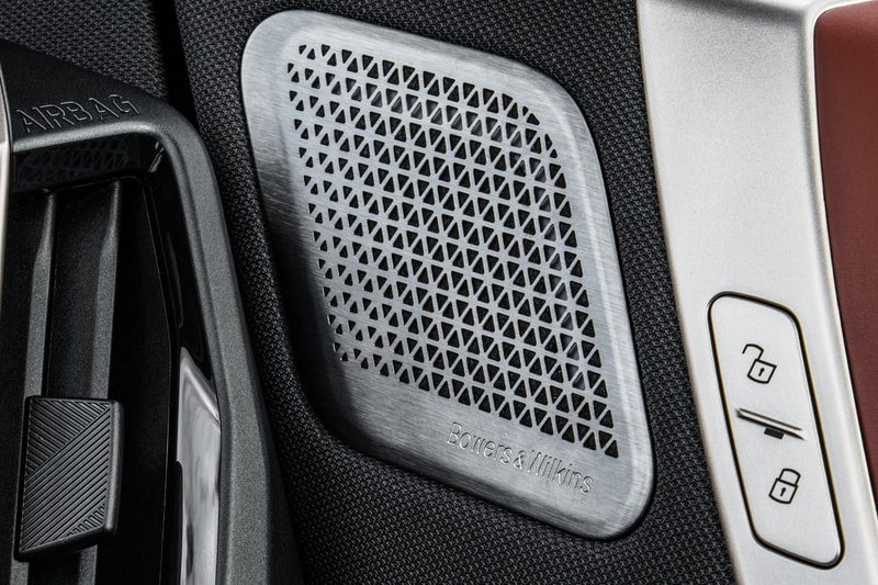 BMW iX Bowers & Wilkins Diamond Speakers Dome Tweeters 4D Surround Sound System Live Music Atmosphere Electric Car SUV Future Tech Precious Stones 