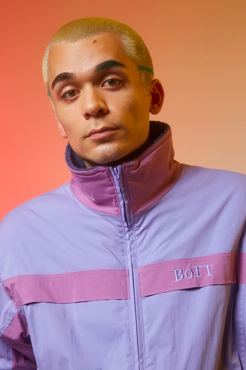 BoTT Reveals Playful and Dreamy Pieces for FW21 t shirt sweatsuit varsity inspired plaid shirt baby pink hoodie world piece shirt jacket nipper hmw bullet hoe denim jeans psychedelic patterns fashion japan lookbook 