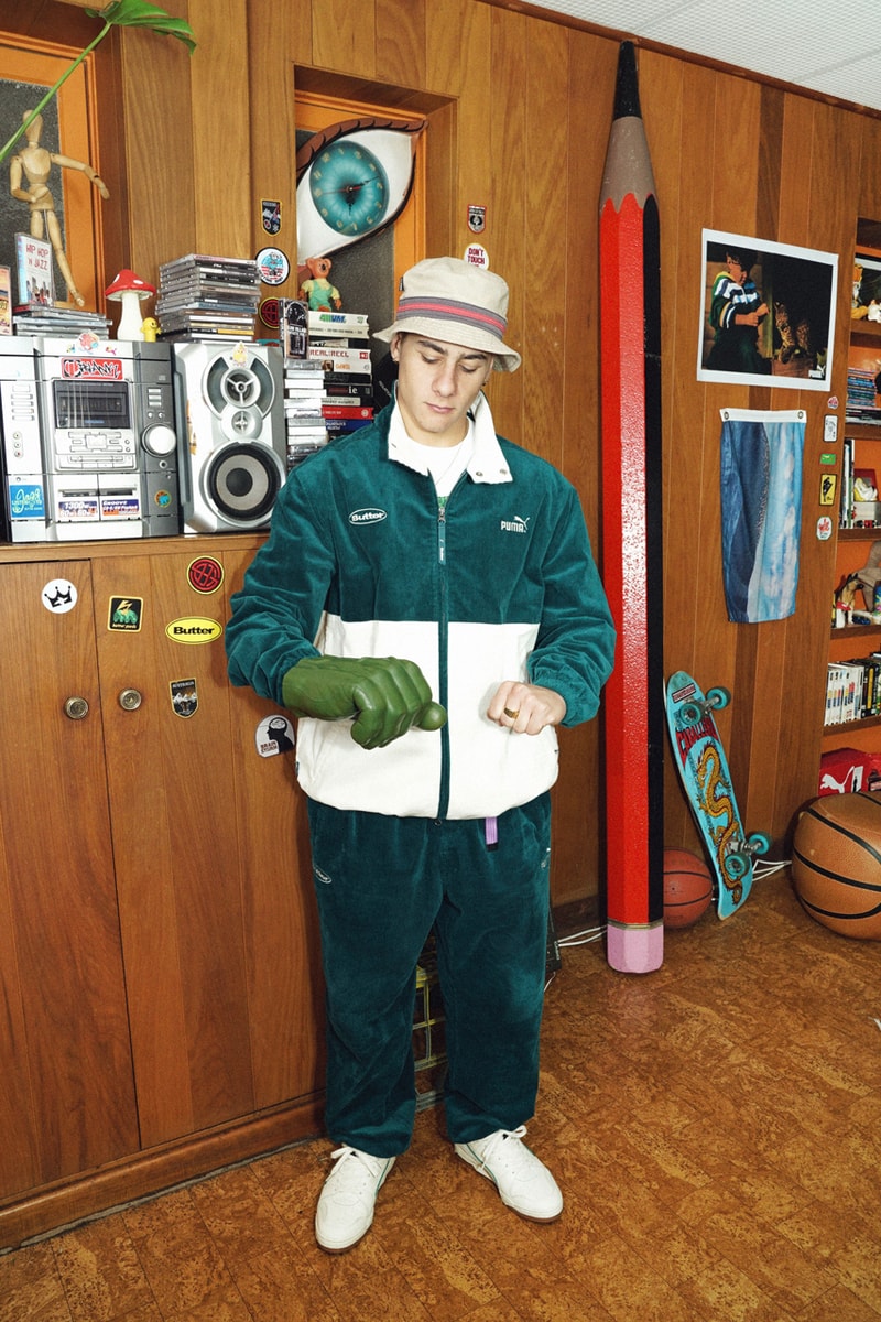 puma butter goods basket slipstream corduroy hoodies pants t shirts official release date info photos price store list buying guide