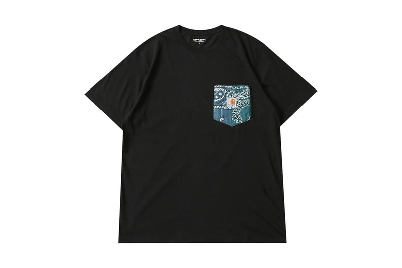 MIYAGIHIDETAKA x Carhartt WIP Bandana Collab Japan fashion T-shirts shirts black white green blue pastel grey