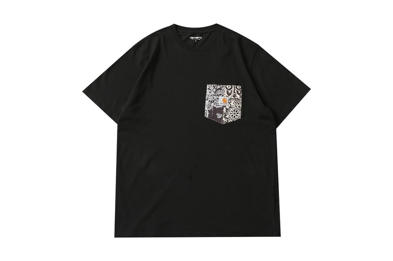 MIYAGIHIDETAKA x Carhartt WIP Bandana Collab Japan fashion T-shirts shirts black white green blue pastel grey