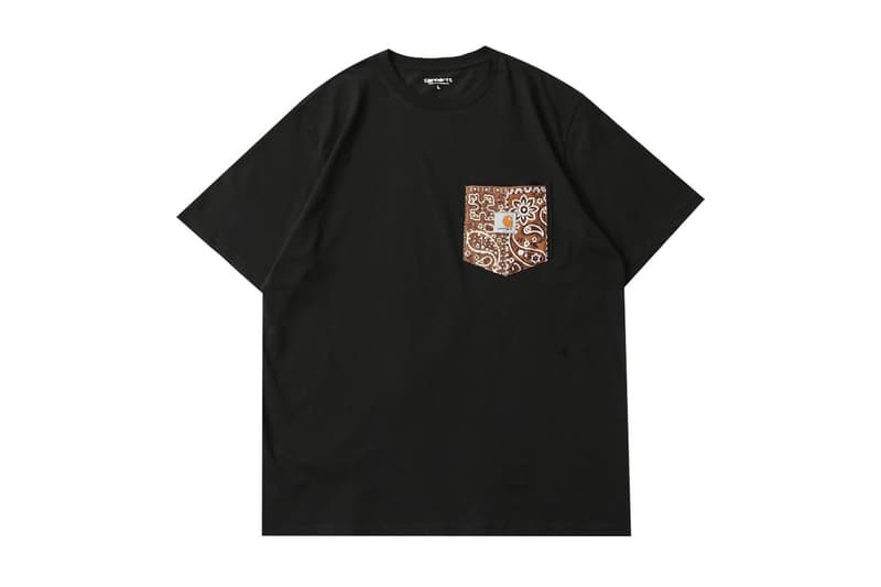 MIYAGIHIDETAKA x Carhartt WIP Bandana Collab Japan fashion T-shirts shirts black white green blue pastel grey