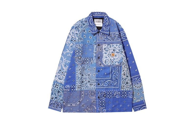 MIYAGIHIDETAKA x Carhartt WIP бандана Collab Japan модные футболки рубашки черный, белый, зеленый, синий, пастельно-серый
