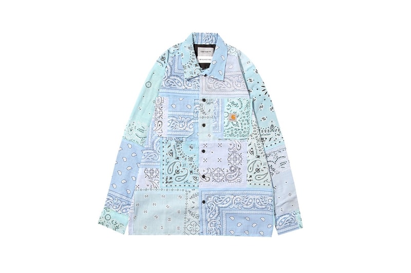 MIYAGIHIDETAKA x Carhartt WIP бандана Collab Japan модные футболки рубашки черный, белый, зеленый, синий, пастельно-серый