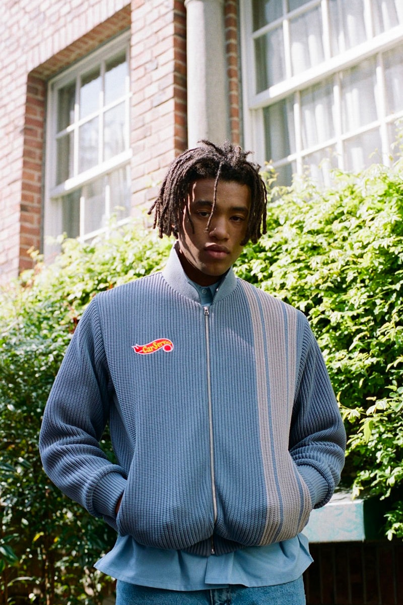 CarService Reveals Corduroy-Heavy FW21 Capsule automotive inspired outwear japanese label kei hashimoto youthquake cozy driving academy suit-collar jackets hot wheels sweaters shirts tracksuits release info