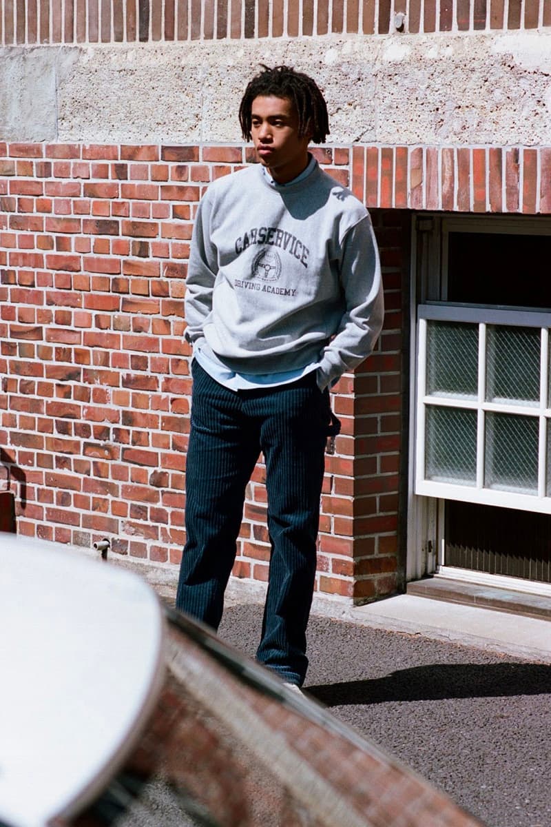 CarService Reveals Corduroy-Heavy FW21 Capsule automotive inspired outwear japanese label kei hashimoto youthquake cozy driving academy suit-collar jackets hot wheels sweaters shirts tracksuits release info