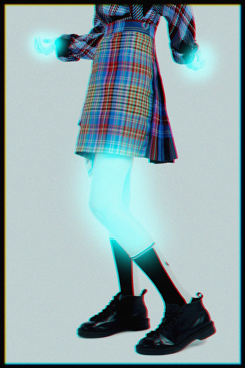 Charles Jeffrey LOVERBOY x Fred Perry Capsule Collection Release Information Emerging British London Designer Queer Nightlife LGBTQIA+ Heritage Tartan Polo Shirts Bags Duffle Socks Aran Knit Jumpers Cardigans