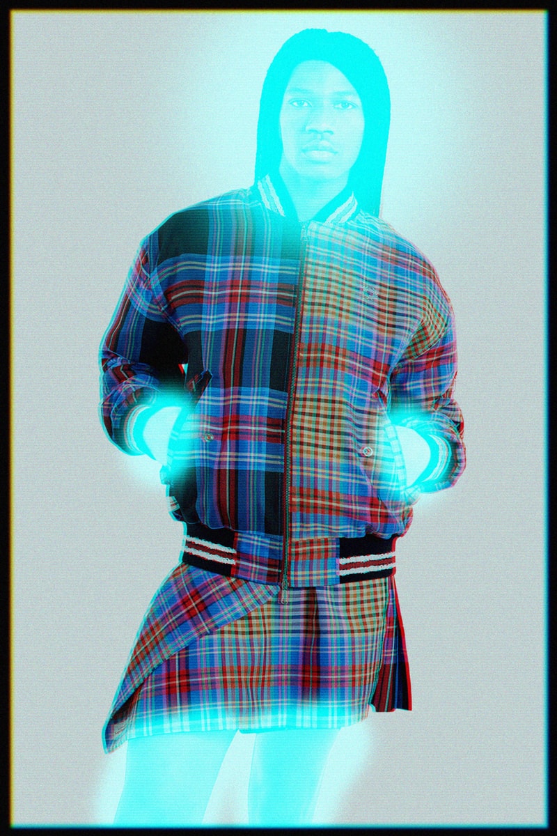 Charles Jeffrey LOVERBOY x Fred Perry Capsule Collection Release Information Emerging British London Designer Queer Nightlife LGBTQIA+ Heritage Tartan Polo Shirts Bags Duffle Socks Aran Knit Jumpers Cardigans