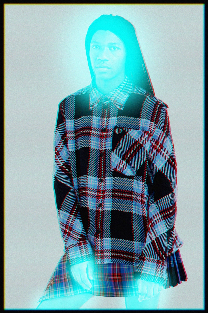 Charles Jeffrey LOVERBOY x Fred Perry Capsule Collection Release Information Emerging British London Designer Queer Nightlife LGBTQIA+ Heritage Tartan Polo Shirts Bags Duffle Socks Aran Knit Jumpers Cardigans